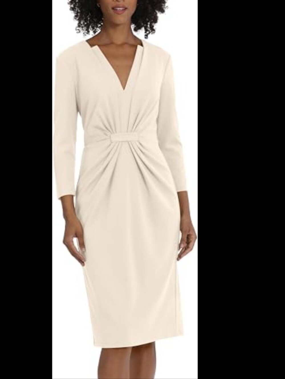 Maggy London womens Maggy London Women's Dresses Notched V-neck